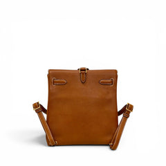 Hermes Kelly Ado Backpack Gold Clemence STAMP D