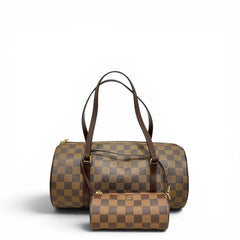 Louis Vuitton Damier Ebene Canvas Papillon 30 Bag
