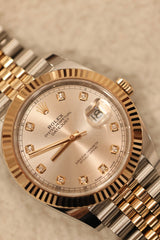 Rolex Datejust 41mm Sundust Gem-Set Dial