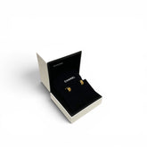 Chanel Coco Crush stud earrings in 18K yellow gold