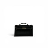 Hermes Kelly Pochette swift SHW stamp K