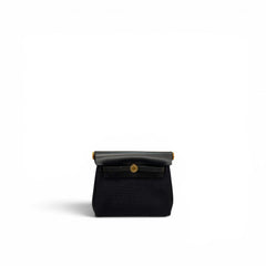 Hermes Mini Herbag Black STAMP K