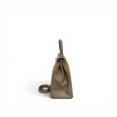 Hermes Kelly 35 Togo Taupe Stamp R