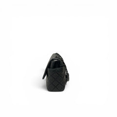 CHANEL Medium Classic Vintage Flap Bag Lambskin Black