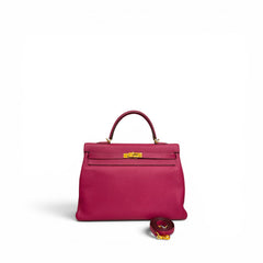 Hermes Kelly 35 Togo Pink Gold STAMP P