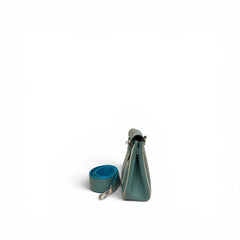Hermes Berlin Small Swift Blue SHW Stamp Square R