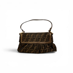 Fendi Tobacco Zucca Small Chef Shoulder Bag