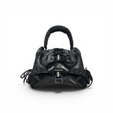 Balenciaga Small Sneakerhead Top Handle Black