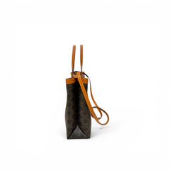 Celine Small Cabas Triomphe Canvas Tote GHW