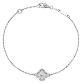 Van Cleef & Arpels Sweet Alhambra Bracelet White Gold with Diamonds