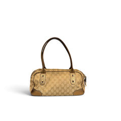 Gucci GG Canvas Princy Gold Shoulder Bags