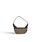 Gucci Mini Half-Moon Bag GG Monogram Beige