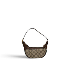Gucci Mini Half-Moon Bag GG Monogram Beige