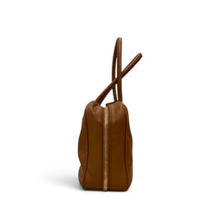 Miu Miu Large Beau Bag Calfskin Brown