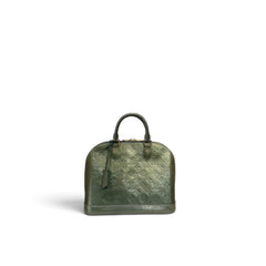 Louis Vuitton Alma PM Bag Patent Green