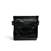 Burberry Trench Tote Bag Crinkled Lambskin Black