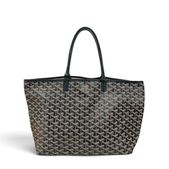 Goyard Saint Louis PM Tote Goyardline Canvas/Calfskin Black