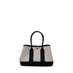 Hermes Garden Party 23 Ecru / Noir STAMP G