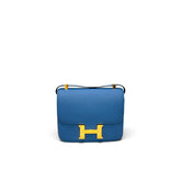 Hermes Constance 24 Epsom Blue GHW STAMP A