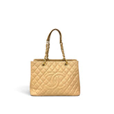 Chanel Grand Shopping Tote GST Caviar Beige