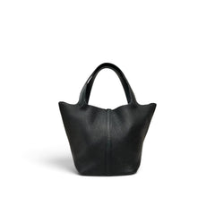 Hermes Picotin 22 Clemence Black GHW Stamp D