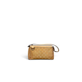 Gucci Metallic GG Canvas & Leather Abbey Pochette Bag