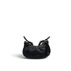 Balenciaga Le Cargole XS Shoulder Bag Lambskin Black SHW