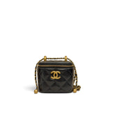 Chanel Perfect Fit Vanity Case Lambskin Black