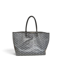 Goyard Saint Louis PM Tote Goyardline Canvas/Calfskin Grey