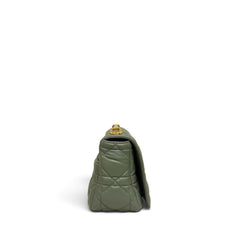Dior Medium Caro Bag Calfskin Green GHW