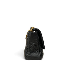 Chanel Medium 19 Bag Lambskin Black Multicoloured Hardware