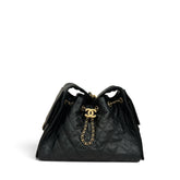 Chanel Small 25 Bag Caviar Black (Microchip)
