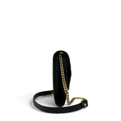 Saint Laurent Cassandre Envelope Wallet on Chain Black