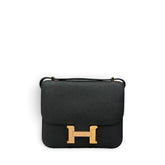Hermes Mini Constance Epsom Noir STAMP K