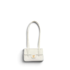 Chanel Preppy Coco Clutch Shoulder Bag Caviar Light Blue (Microchip)