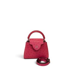 Louis Vuitton Mini Capucines Ostrich Cherry Crush Pink