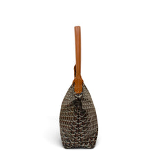 Goyard Bohème Hobo Bag Goyardline Canvas / Calfskin Black