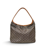 Goyard Bohème Hobo Bag Goyardline Canvas / Calfskin Black