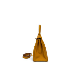 Hermes Kelly 28 Togo Sesame GHW STAMP Y