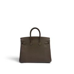 Hermes Birkin 25 Togo Ebene SHW STAMP B