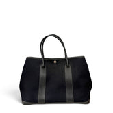 Hermes Garden Party 36 Toile / Canvas Black SQUARE H