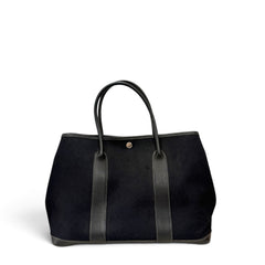 Hermes Garden Party 36 Toile / Canvas Black SQUARE H