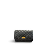 Chanel 2.55 Reissue Wallet on Chain Calfskin Black (Microchip)
