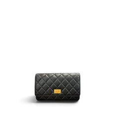 Chanel 2.55 Reissue Wallet on Chain Calfskin Black (Microchip)