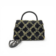 Chanel Large Coco Handle Tweed