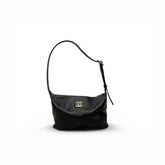 Chanel Mini Hobo Bag Calfskin Black (Microchip)
