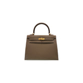 Hermes Kelly 25 Epsom Etoupe STAMP B