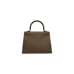 Hermes Kelly 25 Epsom Etoupe STAMP B