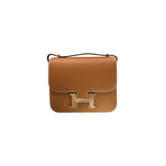 Hermes Mini Constance Epsom Gold STAMP U