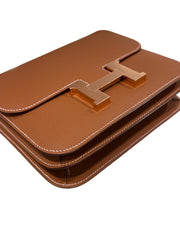 Hermes Mini Constance Epsom Gold STAMP U